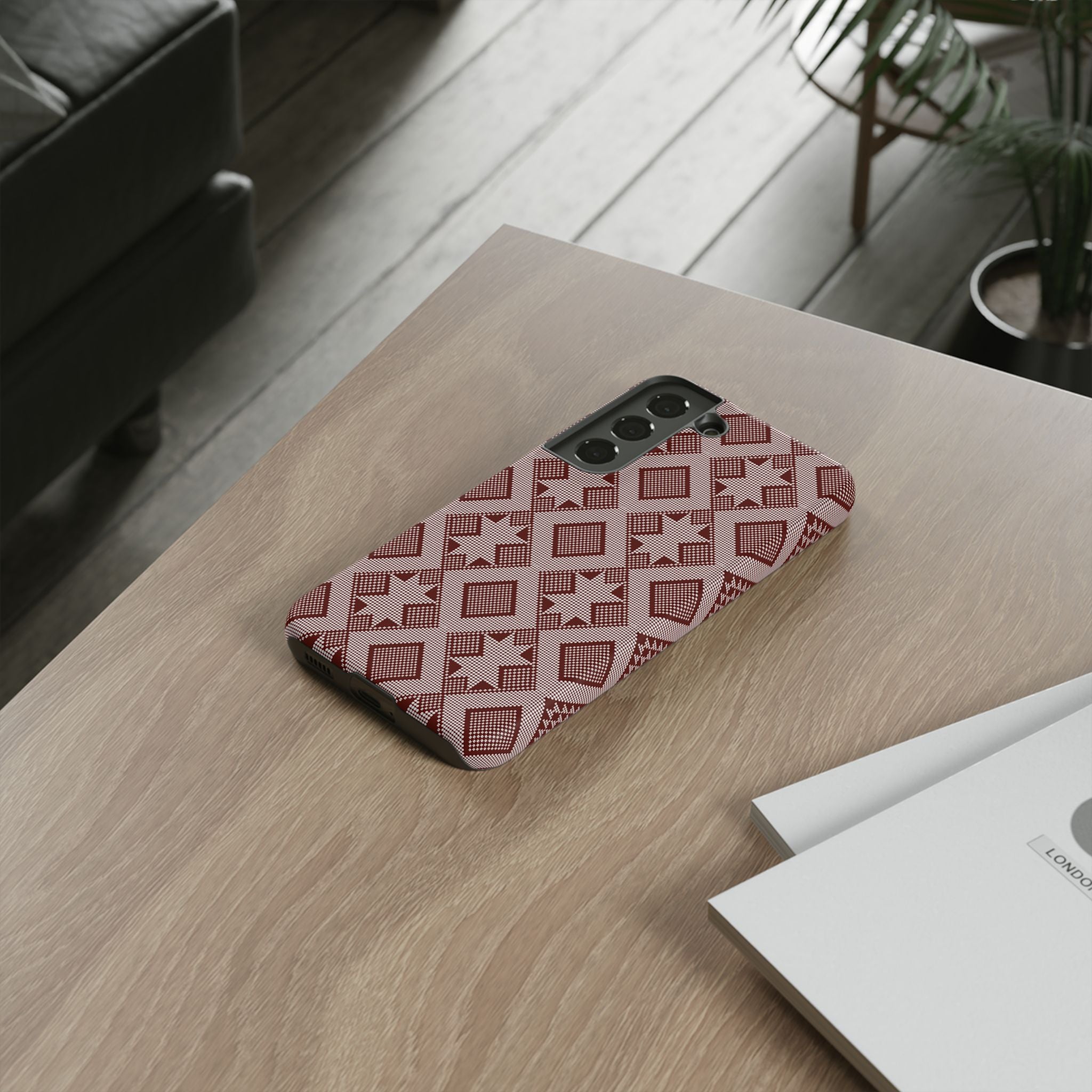 Tough Phone Case inspired by Panu di Pinti pattern