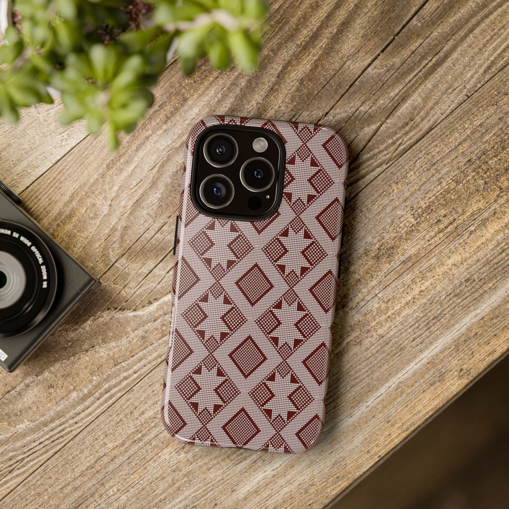 Tough Phone Case inspired by Panu di Pinti pattern