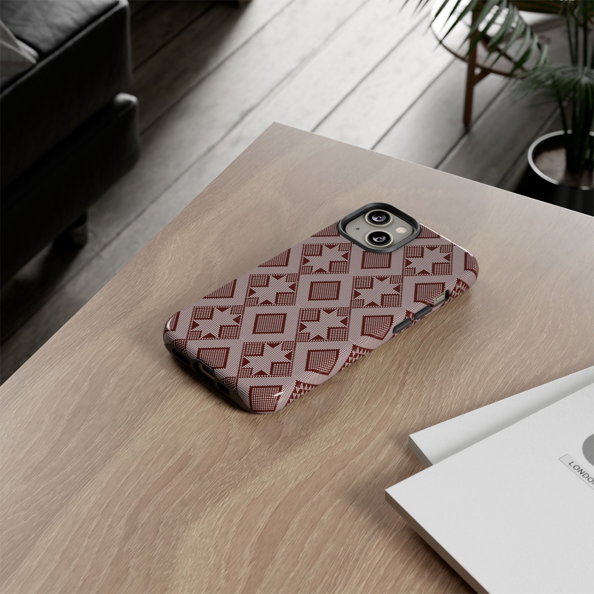 Tough Phone Case inspired by Panu di Pinti pattern