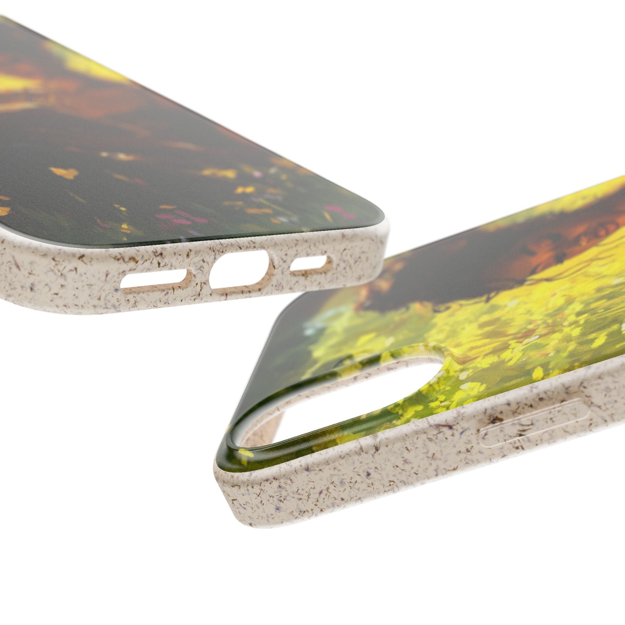 Eco-Friendly Biodegradable Phone Case with Black Woman Reading