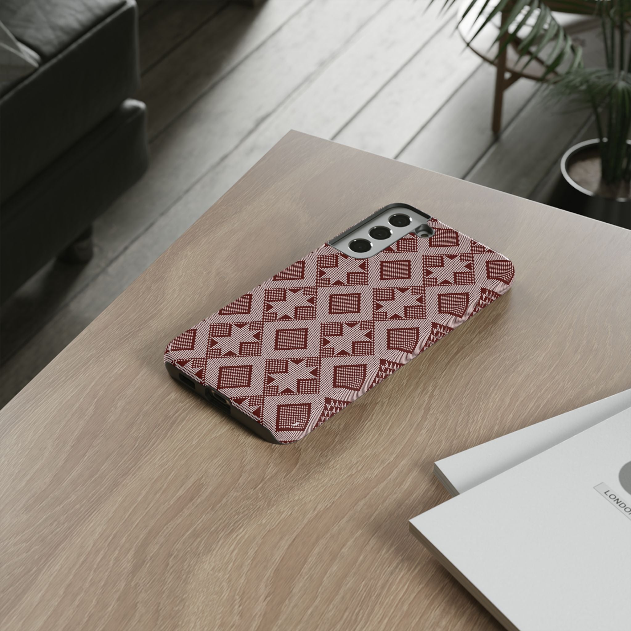 Tough Phone Case inspired by Panu di Pinti pattern