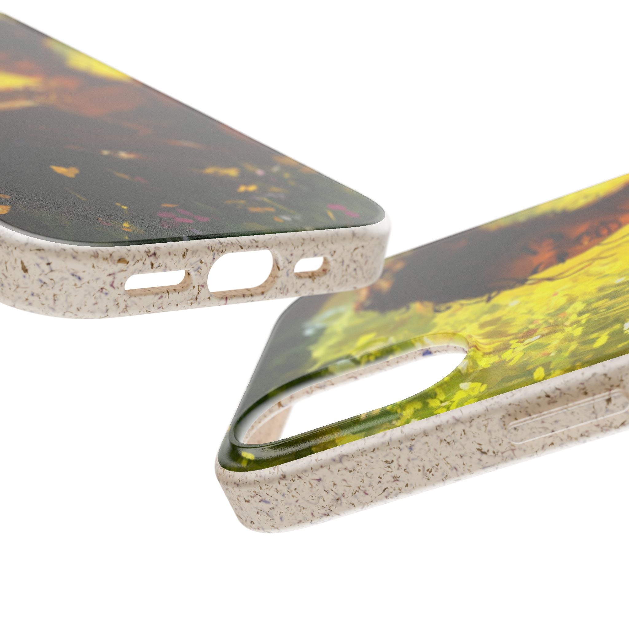 Eco-Friendly Biodegradable Phone Case with Black Woman Reading