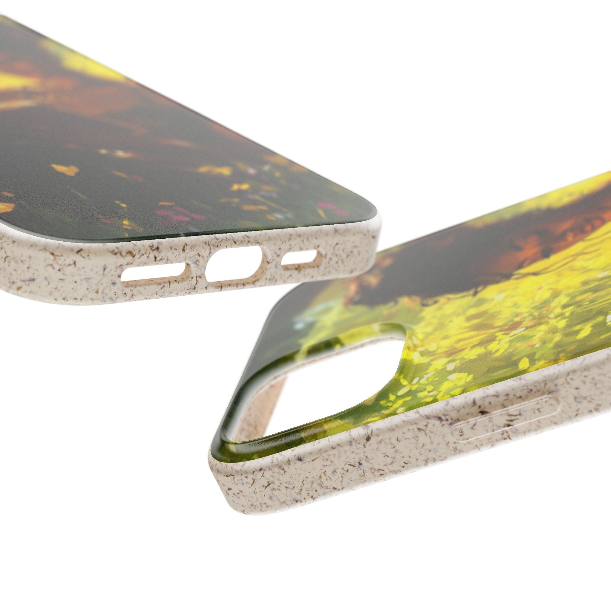 Eco-Friendly Biodegradable Phone Case with Black Woman Reading