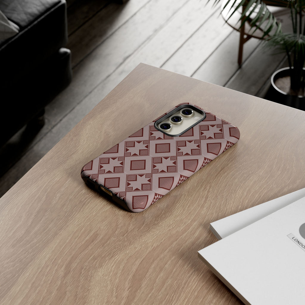 Tough Phone Case inspired by Panu di Pinti pattern