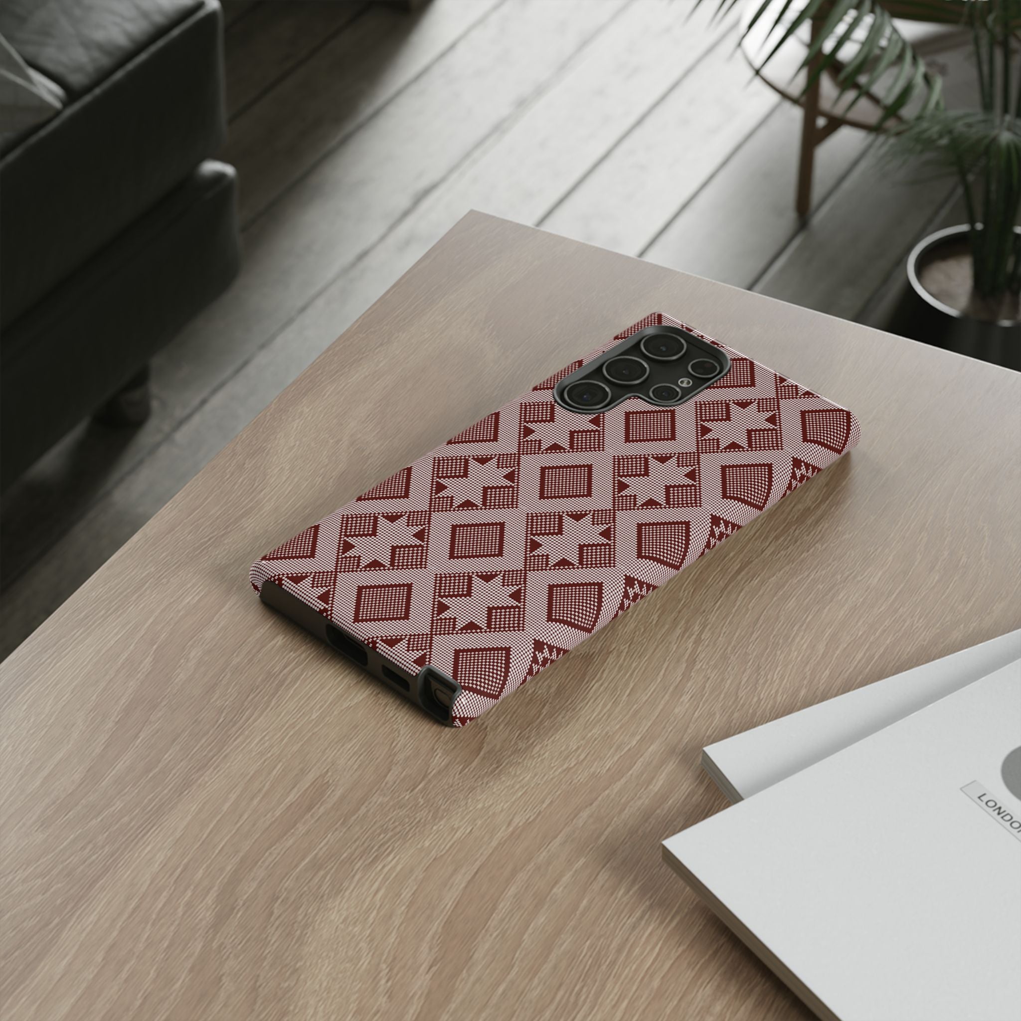 Tough Phone Case inspired by Panu di Pinti pattern
