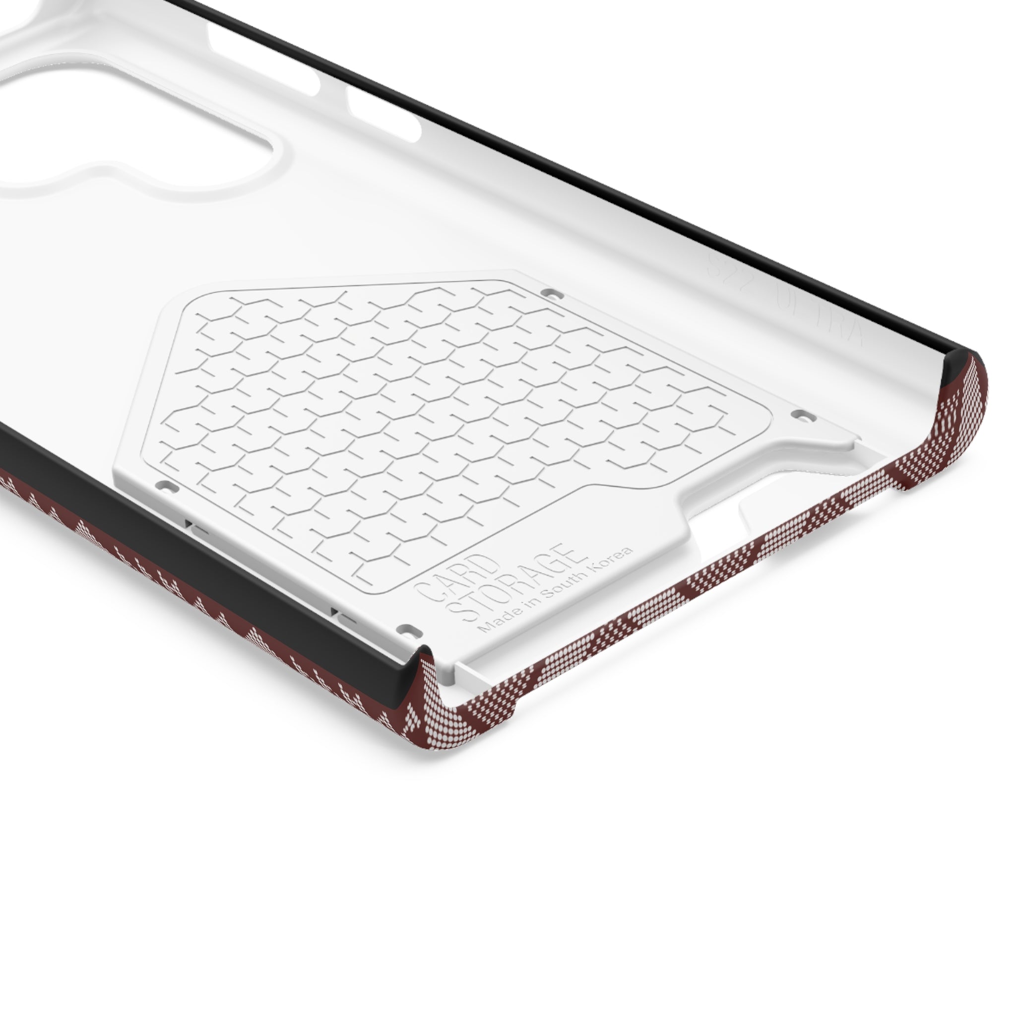 Stylish Phone Case with Card Holder - Panu di Pinti Pattern for Everyday Use