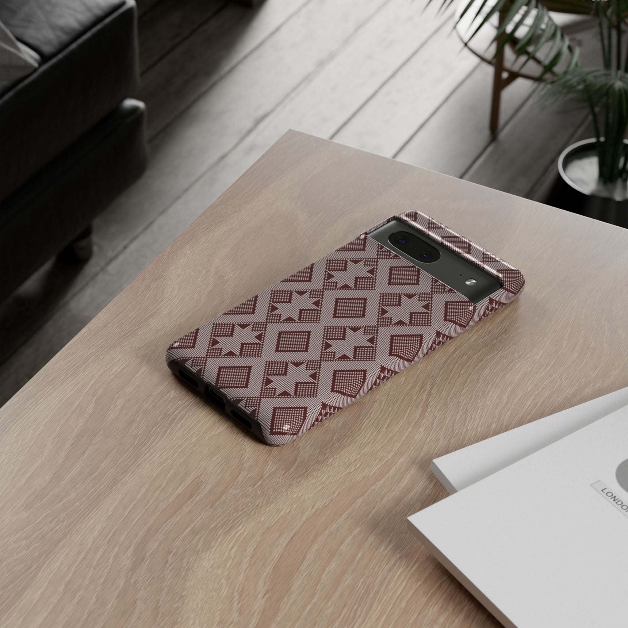Tough Phone Case inspired by Panu di Pinti pattern