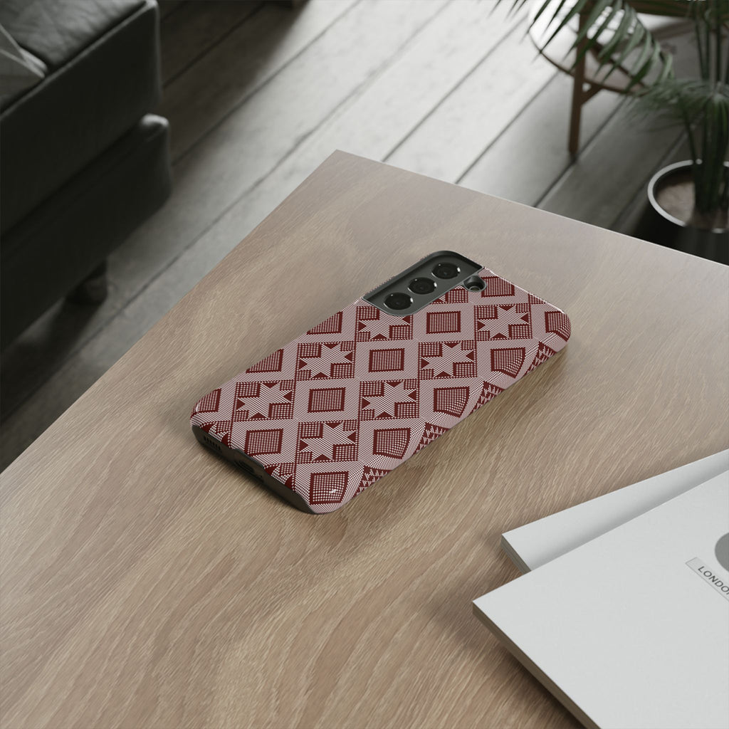 Tough Phone Case inspired by Panu di Pinti pattern