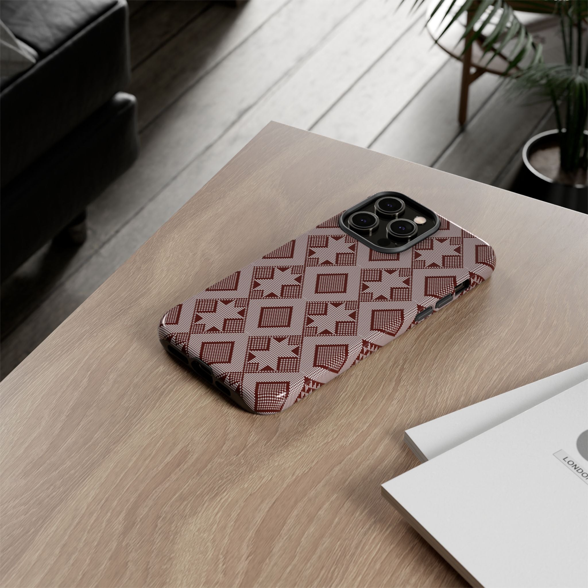 Tough Phone Case inspired by Panu di Pinti pattern