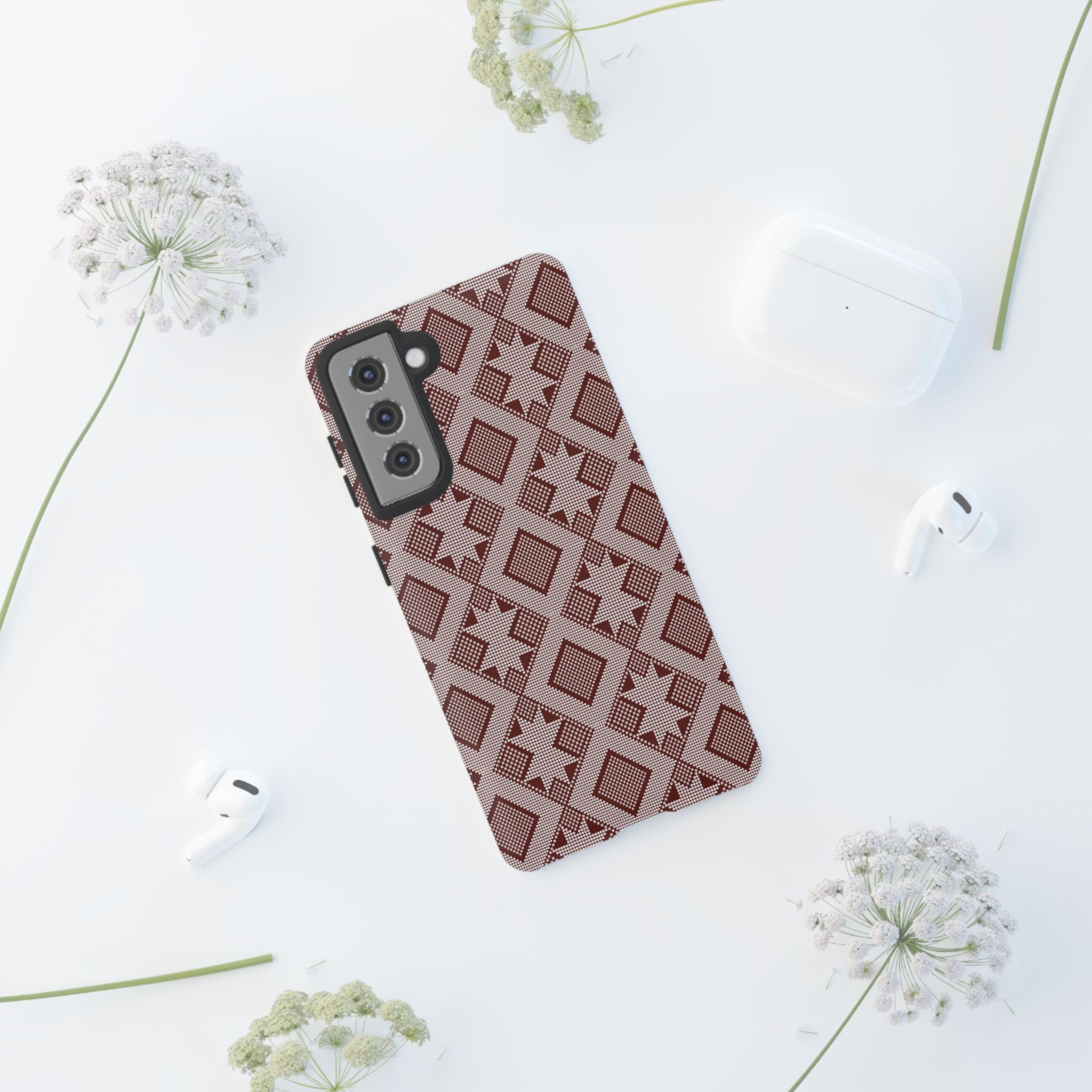 Tough Phone Case inspired by Panu di Pinti pattern