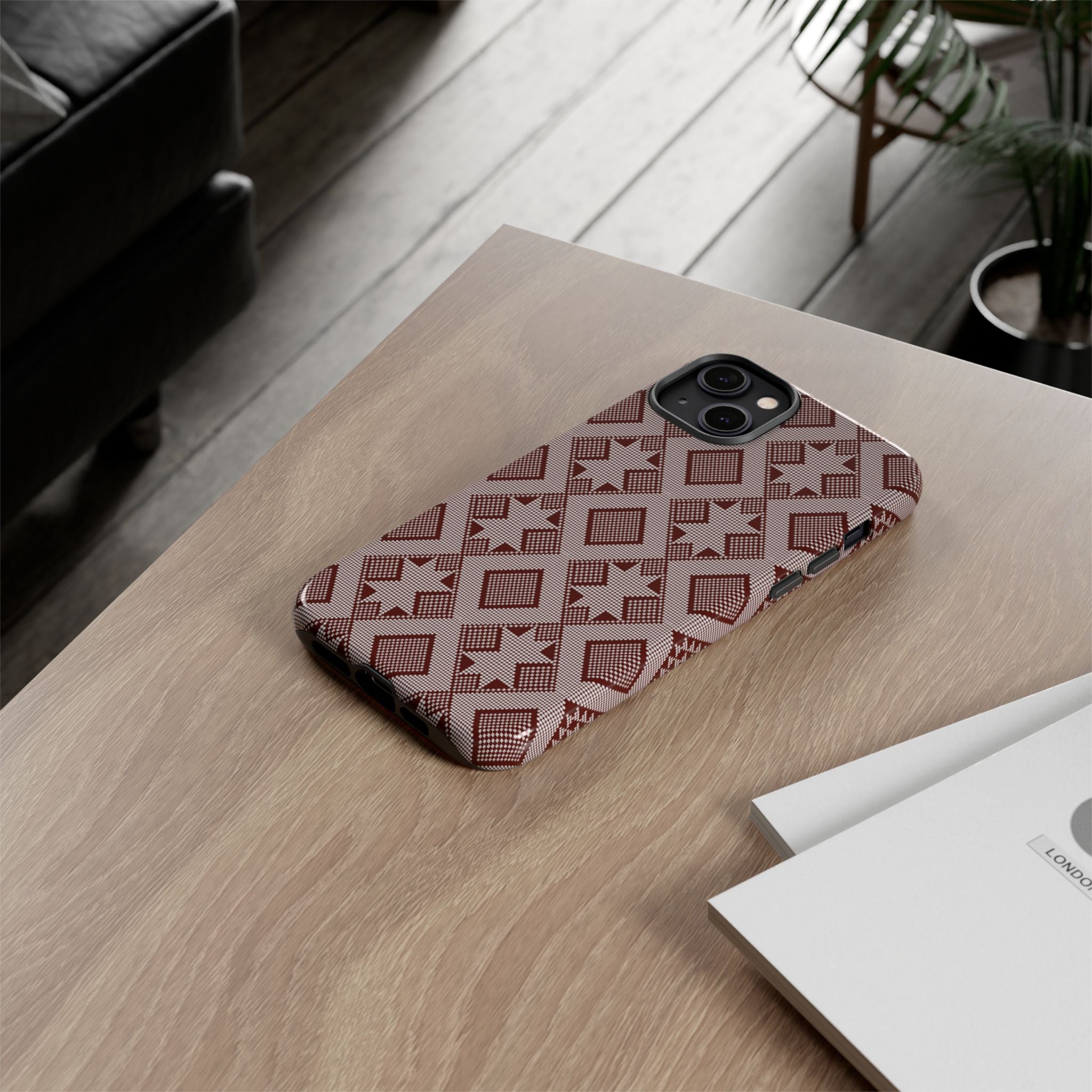 Tough Phone Case inspired by Panu di Pinti pattern
