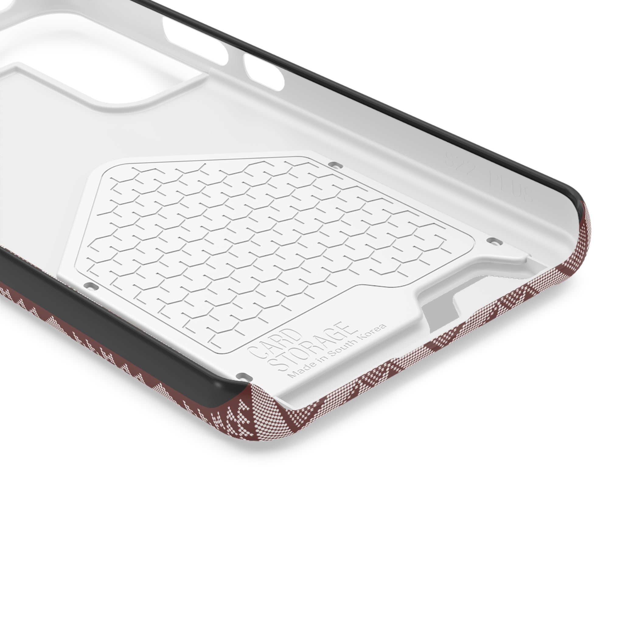 Stylish Phone Case with Card Holder - Panu di Pinti Pattern for Everyday Use