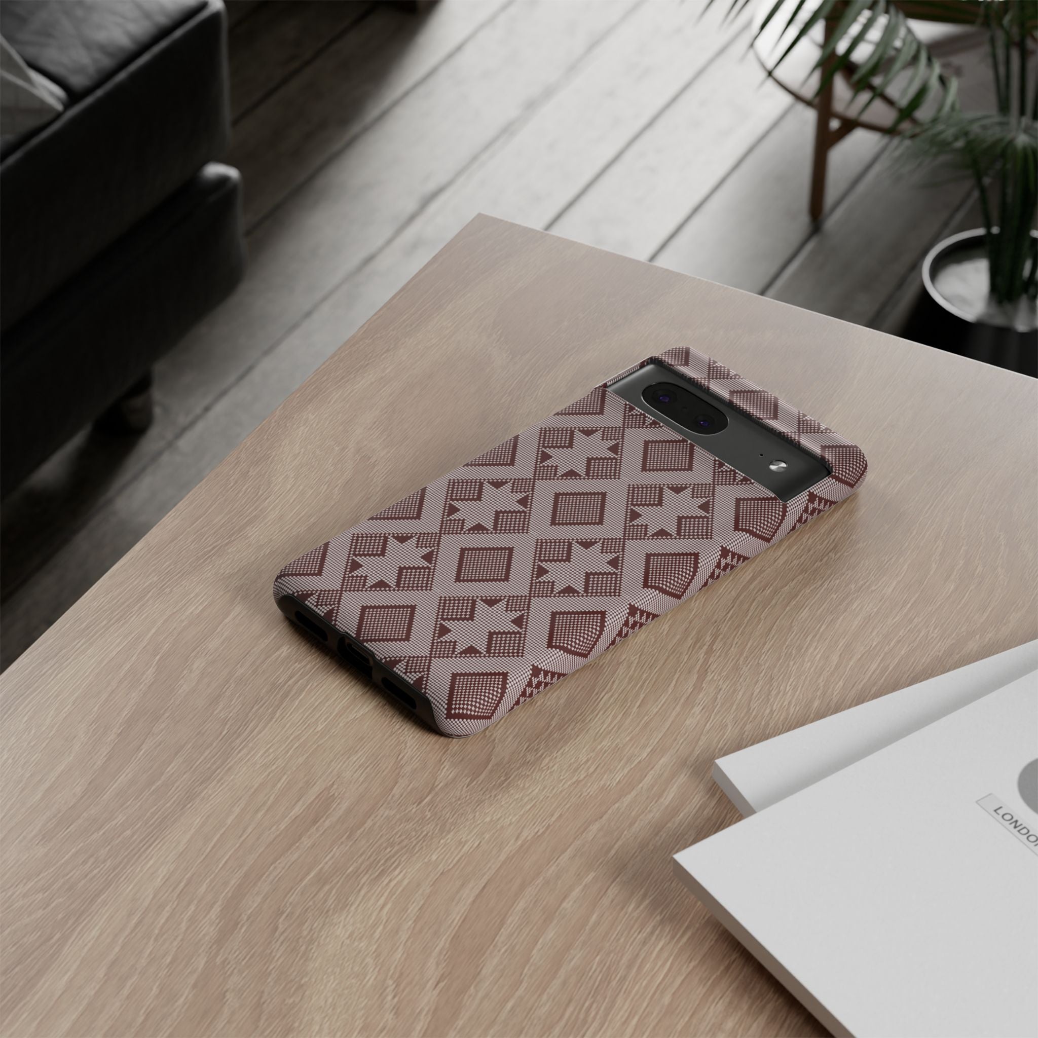 Tough Phone Case inspired by Panu di Pinti pattern