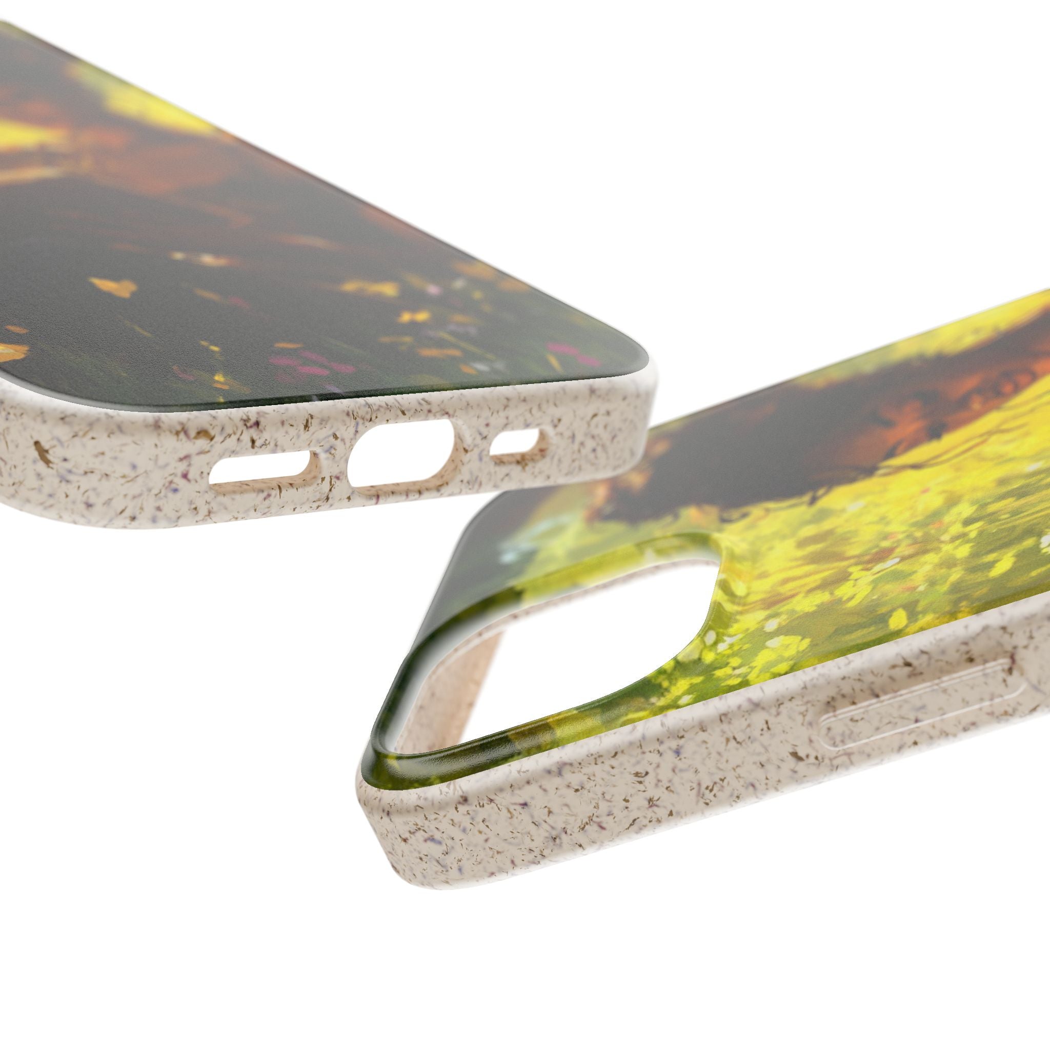 Eco-Friendly Biodegradable Phone Case with Black Woman Reading