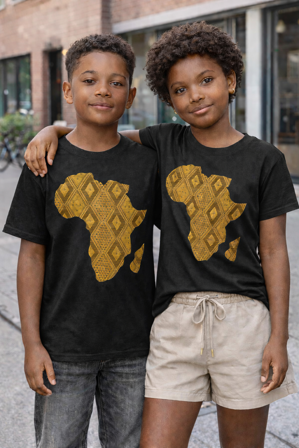 Golden Roots Africa Kids Heavy Tee