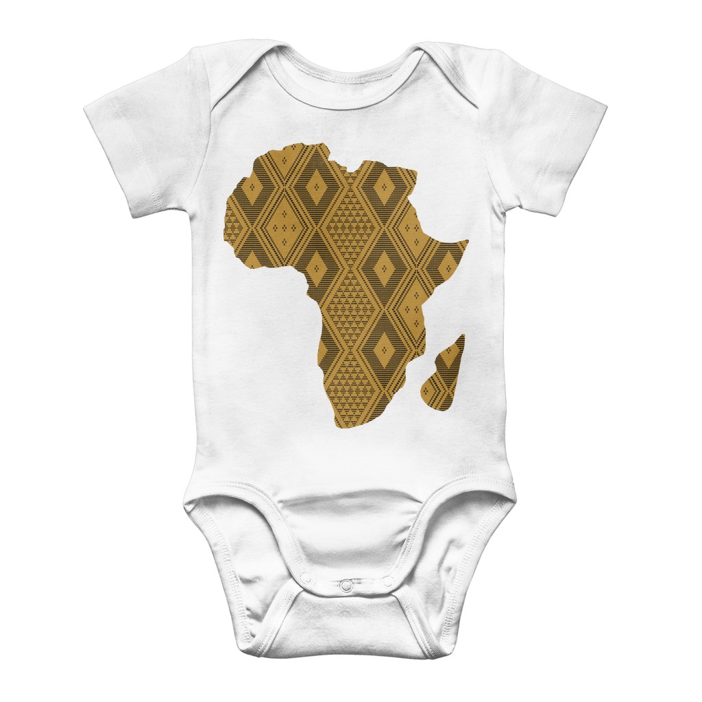 Africa's Map - Classic Baby Onesie Bodysuit
