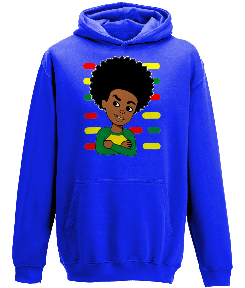 Afro Boy Kids Hoodie