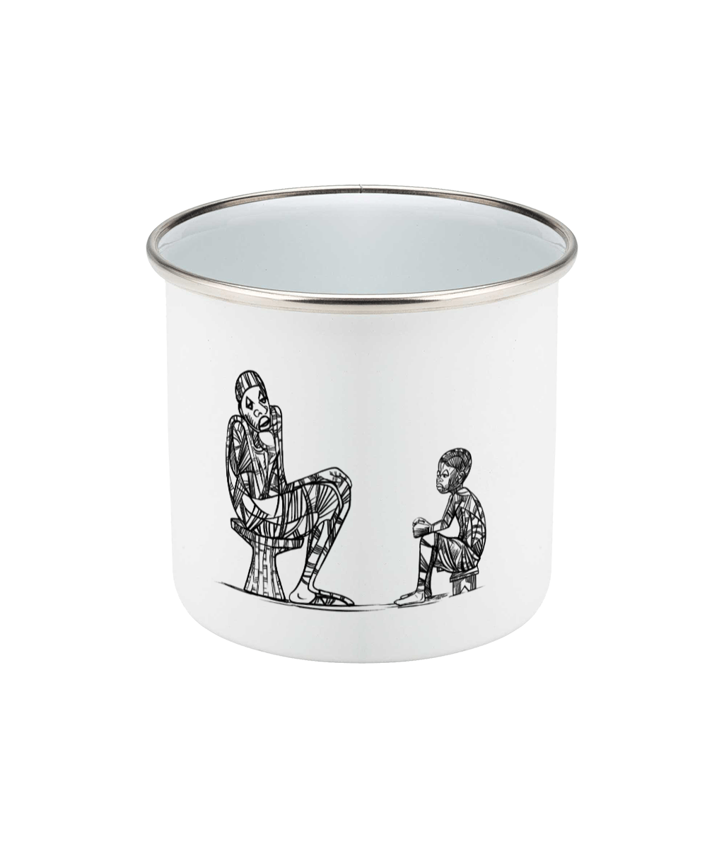 Enamel Mug 10oz Bancu di Considju