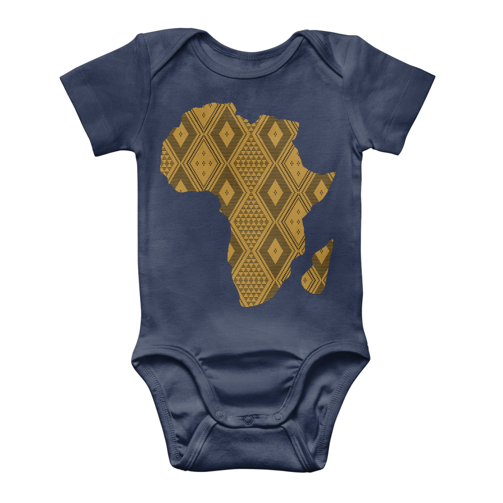 Africa's Map - Classic Baby Onesie Bodysuit