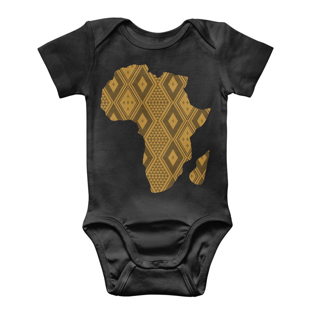 Africa's Map - Classic Baby Onesie Bodysuit